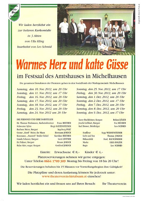 2012 – Warmes Herz und kalte Güsse